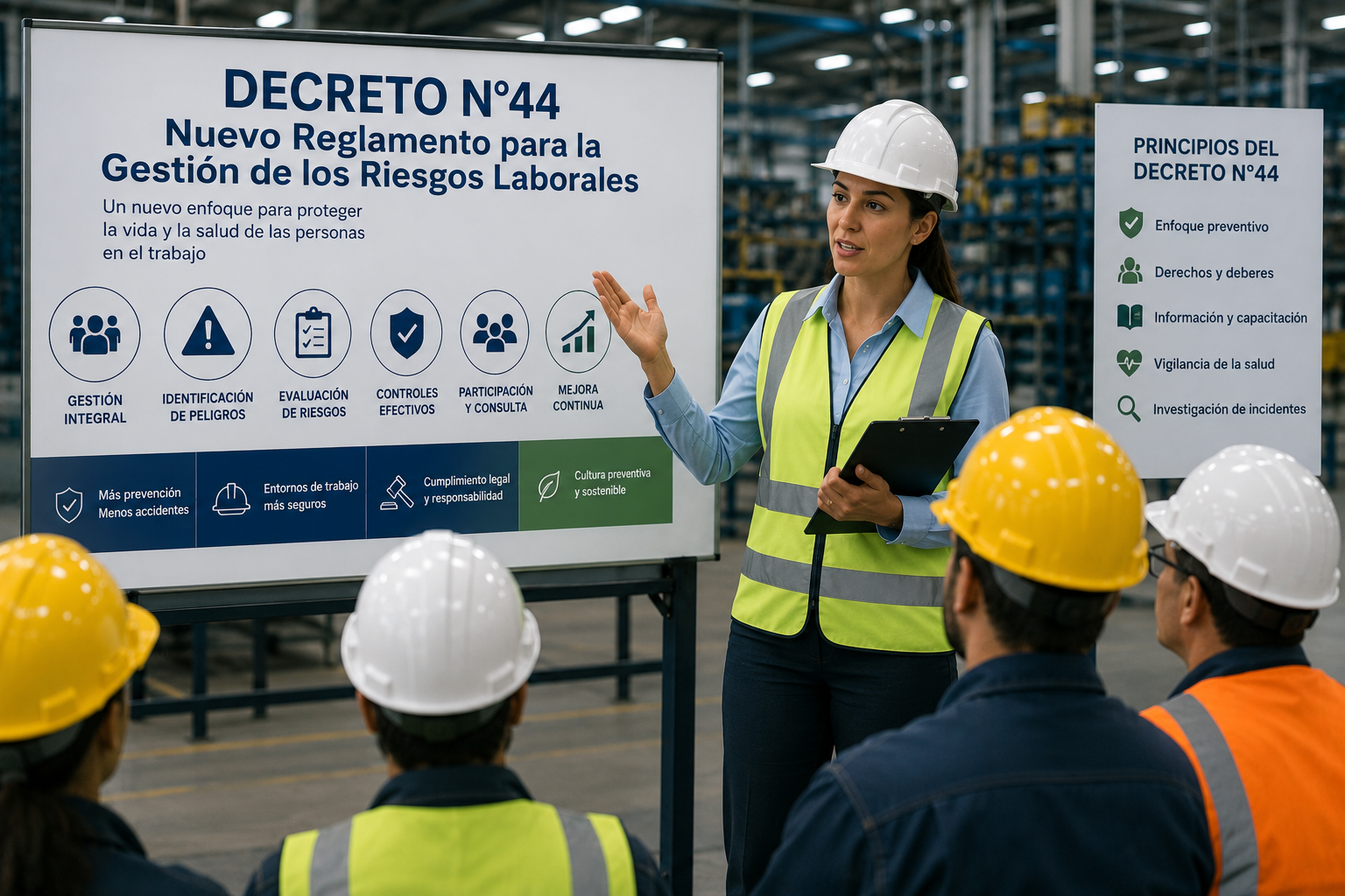 Decreto N°44 Nuevo Reglamento para la Gestión de los Riesgos Laborales