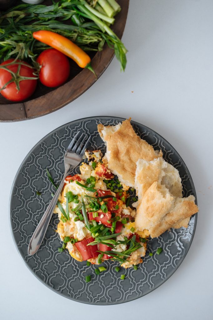 fried food on plates